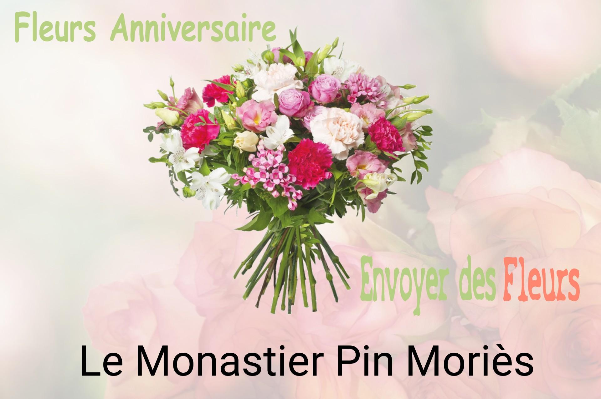 Bouquet de fleurs d’anniversaire livré à Le Monastier-Pin-Moriès